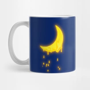 Beautiful melting crescent Moon Mug